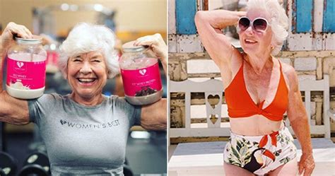 74 year old woman becomes a fitness influencer after losing over four stone to improve her