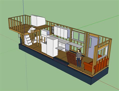 Choose a perfect tiny house trailer to order or build as diy kit using detailed house plans and video instructions from the experienced builders! The Updated Layout : Tiny House - Fat & Crunchy