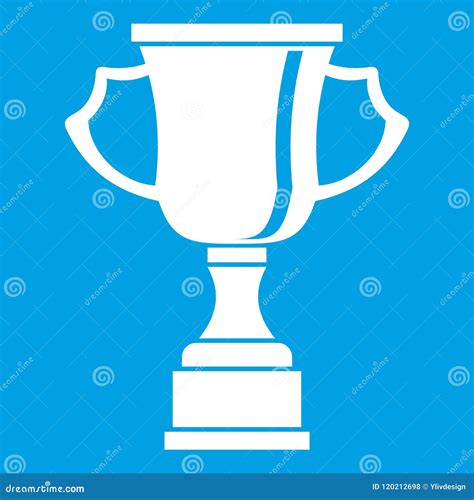 Cup For Win Icon White Stock Vector Illustration Of Guarantee 120212698