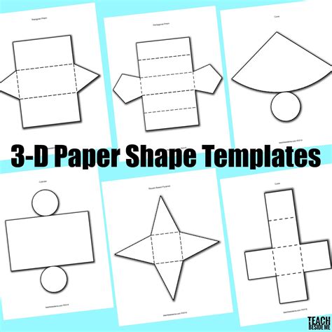 Free Printable 3d Geometric Shapes