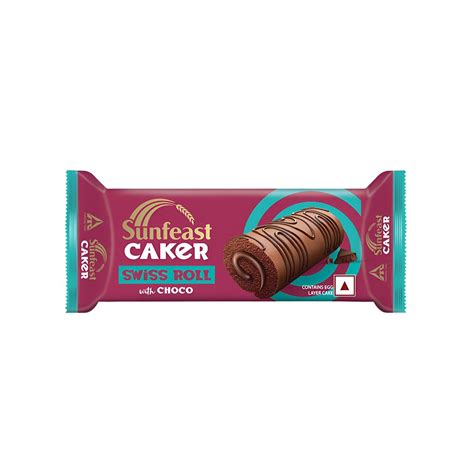 Sunfeast Caker Chocolate Swiss Roll Price Buy Online At ₹10 In India
