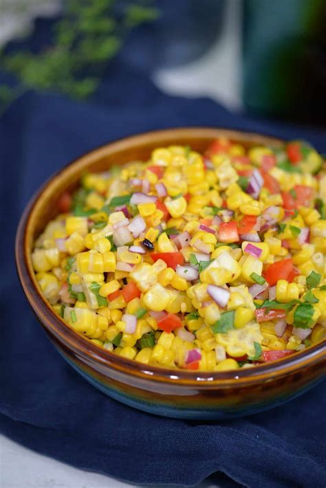 Fresh Corn Salsa Recipe Better Than Chipotles Foodology Geek