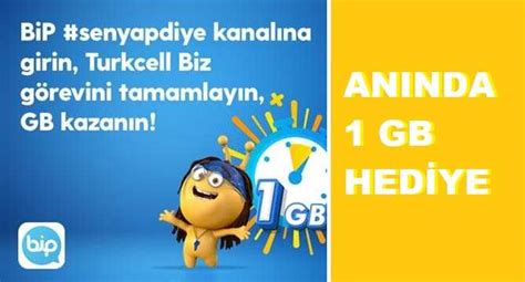 Turkcell Biz G Nl K Gb Bedava Nternet