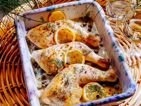 Cuisse de poulet au citron et aux herbes rapide Recette de cuisse