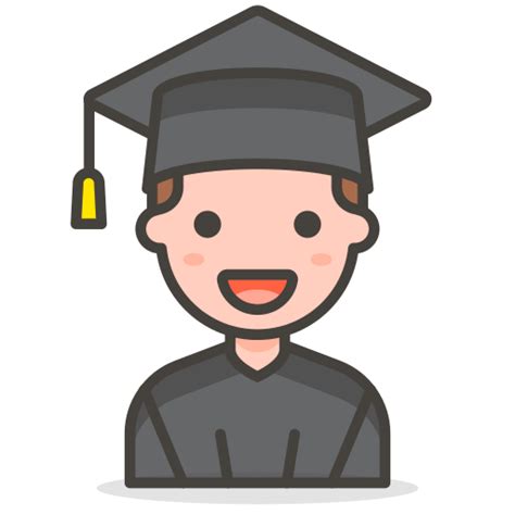 Student Man Icon Free Download On Iconfinder