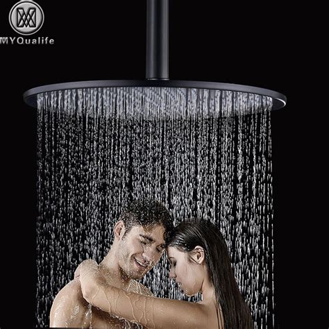 16 Inch Large Rain Shower Head Ceiling Mounted Brass Shower Head With
