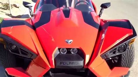 Driving In A Polaris Slingshot Carmotorcycle Hybrid