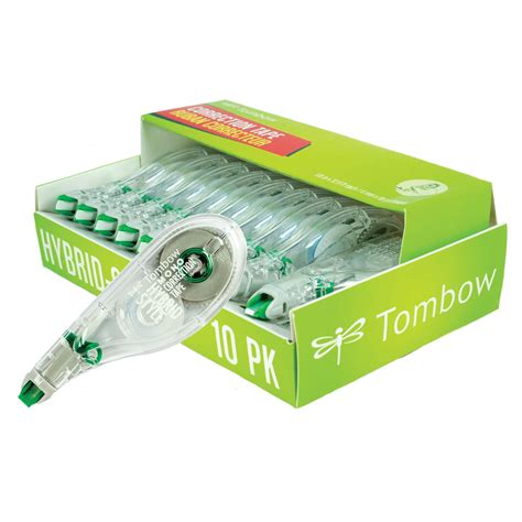 Tombow Mono Hybrid Correction Tape 10 Pack White Out