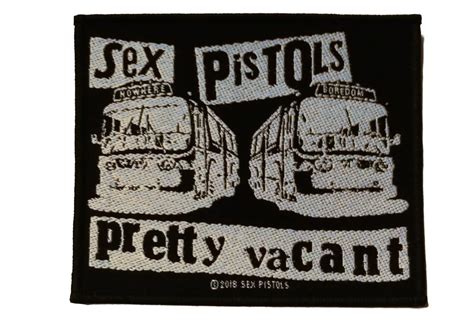 Sex Pistols Pretty Vacant Bus Woven Patch