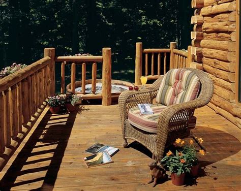 Ideas in log cabin patio furniture fit for different styles including classic and modern tendencies. Homecoming Weekend: Planning a Waterfront Log Cabin ...
