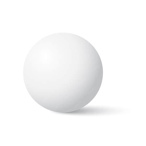 Premium Vector White Sphere Ball Illustration