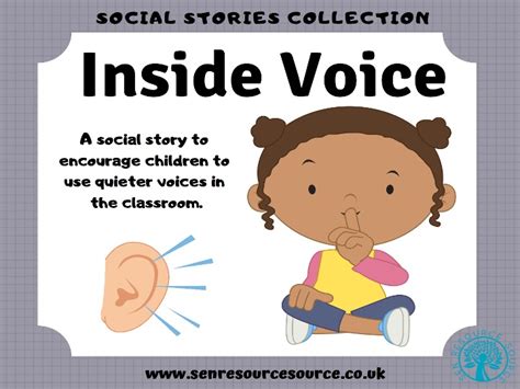 Using An Inside Voice Social Story Teaching Resources