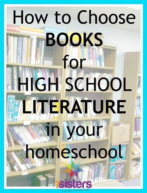 How To Choose Books For Homeschooling High School Literature