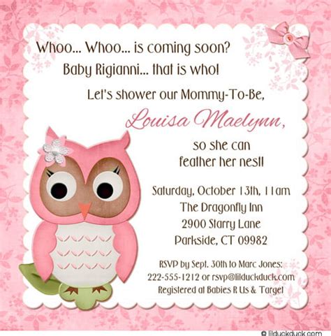 Dear monique, thank you for helping us celebrate this special day! Owl Themed Baby Shower Invitations | FREE Printable Baby ...