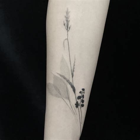 I Design Tattoos Inspired By Minimalism And Botanical Illustrations