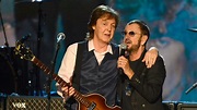 Paul McCartney brings out Ringo Starr for tour-closing Beatles reunion