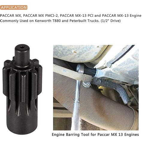 Engine Barring Tool Mx 13 Engines For Paccar Kenworth T880 Truck And
