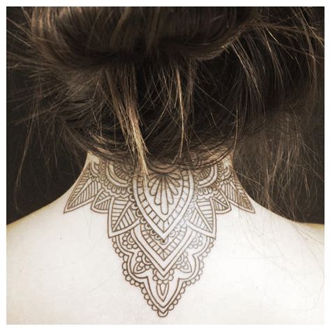 45 Back Of The Neck Tattoo Designs And Meanings Way To The Mind2019