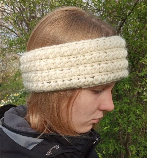 Easy Crochet Headband Pattern Pdf Beginner Crochet Infinity Etsy