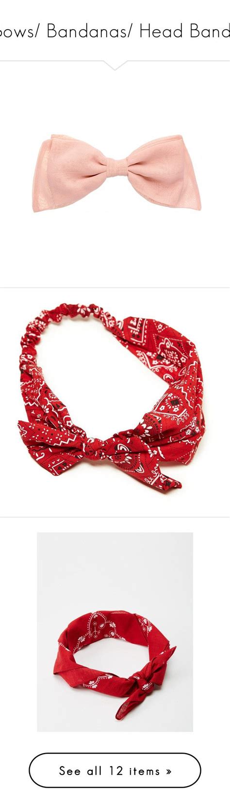 Bows Bandanas Head Bands By Xoxo Casey Liked On Polyvore Featuring