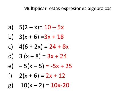 Expresiones Algebraicas Entrada 2