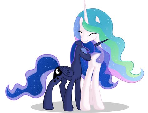 Celestia And Luna Loving Sisters By Negatif22 On Deviantart