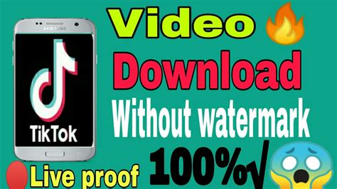 How To Download Tiktok Video Without Watermark 2020 How To Remove