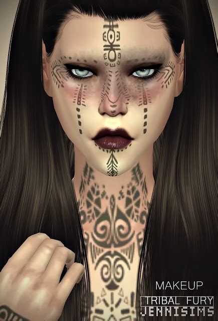 Jenni Sims Collection Makeup And Tattoos • Sims 4 Downloads