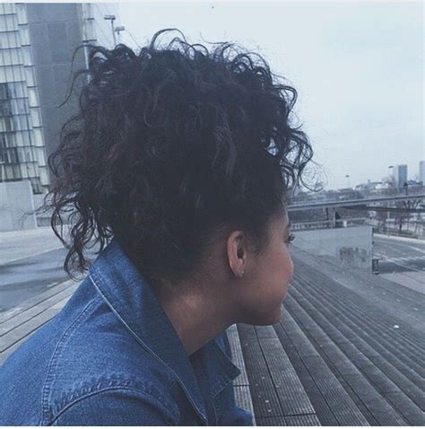 Webmasters, you can add your site in. Natural curl ponytail | Hair hair, Cabelo, Cachos