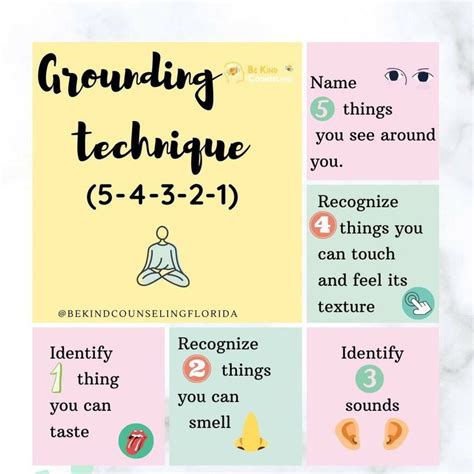 Grounding Technique 5 Senses