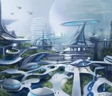 Scifi City Cyberpunk City Sci Fi Architecture Amazing Architecture