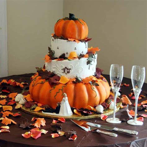 Remember when we made actual mini two tiered birthday cakes ?! 15 Fall Wedding Cake Ideas You May Love - Pretty Designs