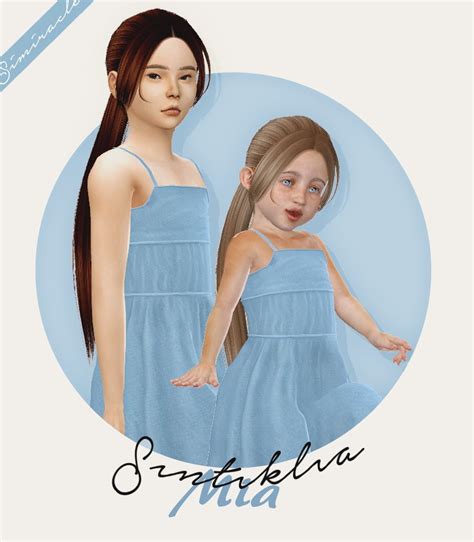 Simiracle Sintiklia S Mia Hair Retextured Kids And Toddlers Versions