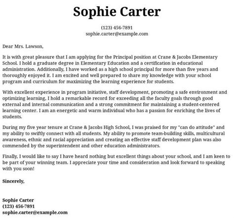 Explore Our Example Of High School Student Cover Letter Template For