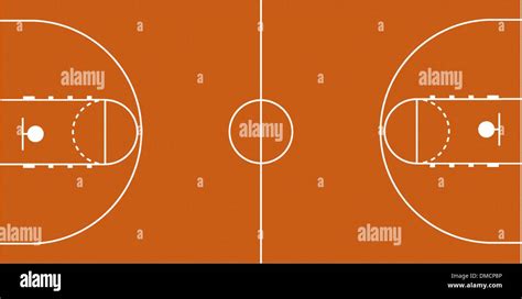 Vector Illustration Of The Basketball Court Stock Vector Image And Art