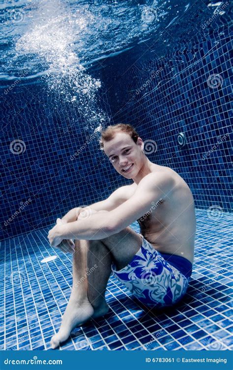Man Underwater Stock Image Image 6783061