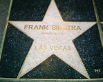 Frank Sinatra on Walk of Fame in Las Vegas, photo taken December 14 ...