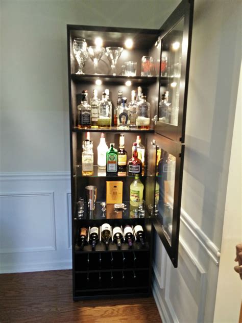 Ikea Liquor Cabinet Build Bars For Home Home Bar Cabinet Diy Home Bar