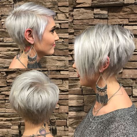 Inspirations Layered Pixie Hairstyles With Textured Bangs