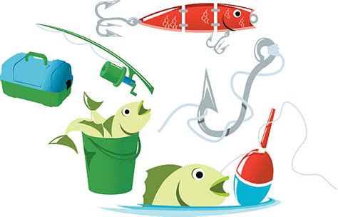 Royalty Free Fishing Tackle Clip Art Vector Images And Illustrations
