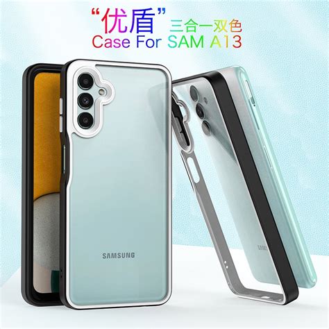 Funda Protectora A Prueba De Golpes Transparente Para Samsung Galaxy