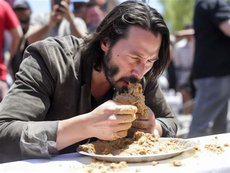 An Ai Generates Photos Of Celebrities Eating Cement And Its The