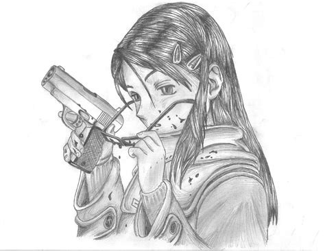 See more ideas about anime, anime art, anime girl. Anime Girl With Gun by iloveloyers on DeviantArt