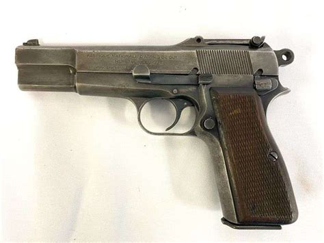 Fn Browning Hi Power 9mm Tangent Nazi 1942 Israel West Coast Auction
