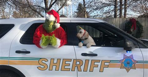 Deputies Arrest The Grinch Charged With Attempting To Steal Christmas