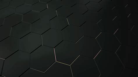 Motion Dark Black Hex Grid Background Abstract Background Elegant And