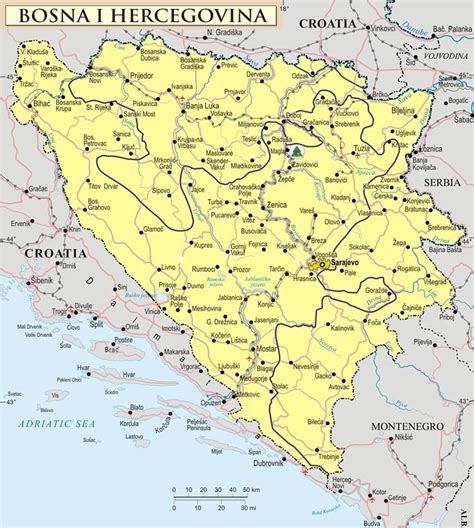 Bosnia Map