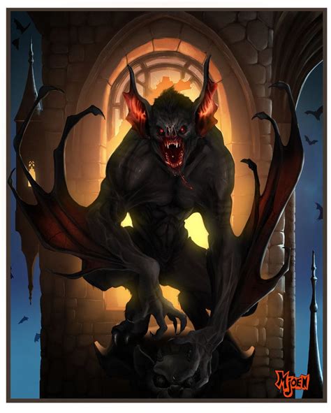 Vampire Bat Creature By Kmjoen Vampire Art Vampire Bat Monster Vampire