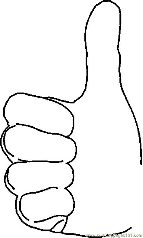 A closed fist with the middle finger raised signifies a derogatory gesture. 2 Finger Coloring Pages
