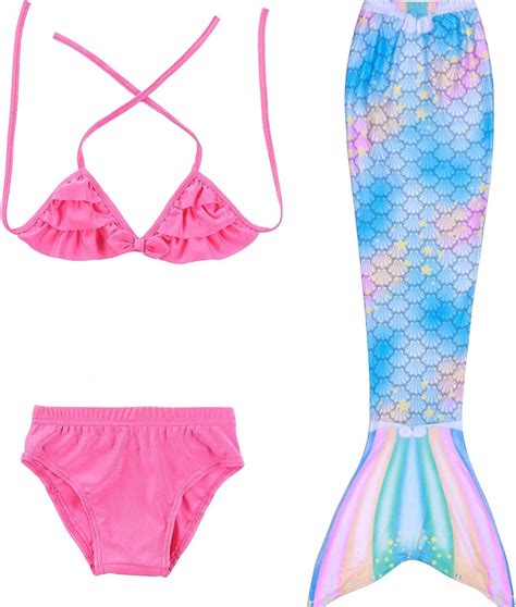 Bademode Pcs Bikini Sets Meerjungfrauenschwanz M Dchen Badebekleidung